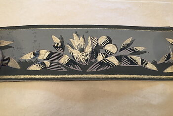 Art deco grått & guld