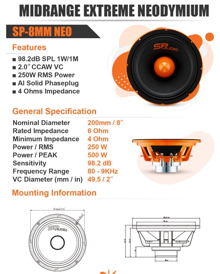 SPAUDIO SP8MM NEO - 5