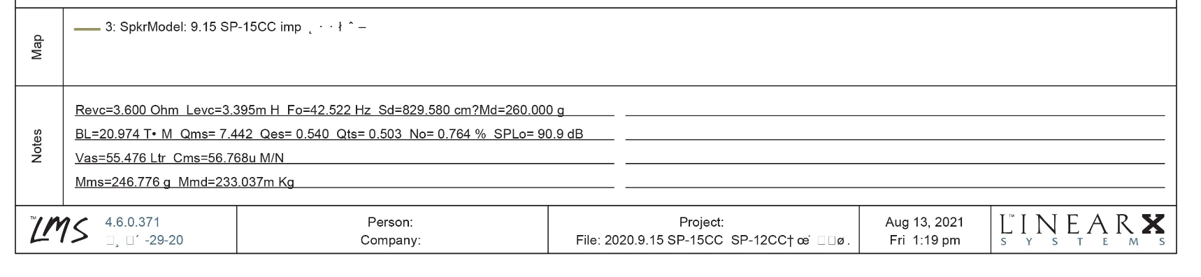 SPAUDIO SP15CC - 14