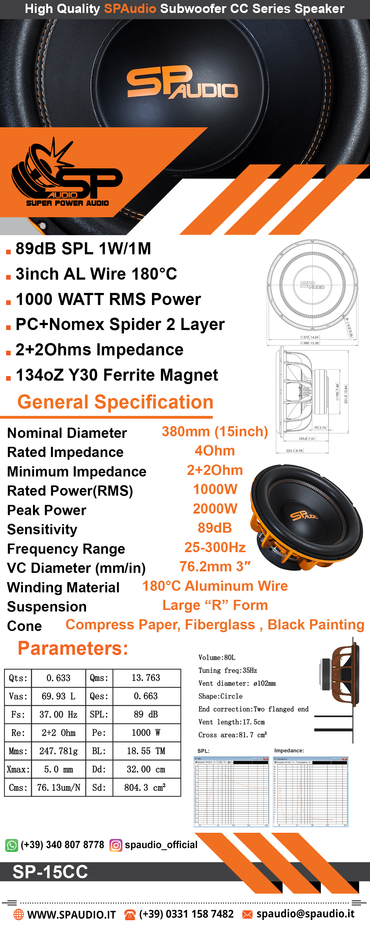 SPAUDIO SP15CC - 12