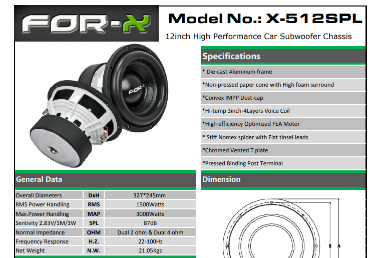 FOR-X X-512 SPL D2 - 3