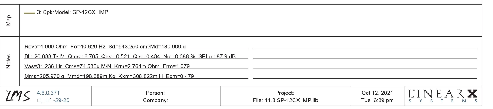 SPAUDIO SP-12CX - 7