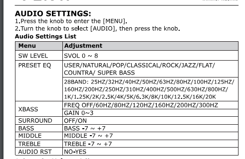 FOR-X XQ-7452DSP - 3