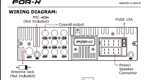 FOR-X XQ-728DSP - 3