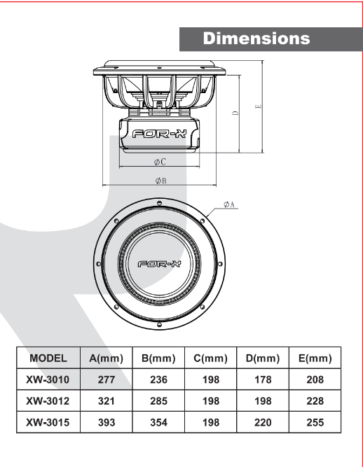 FOR-X XW-3012 D4 - 11