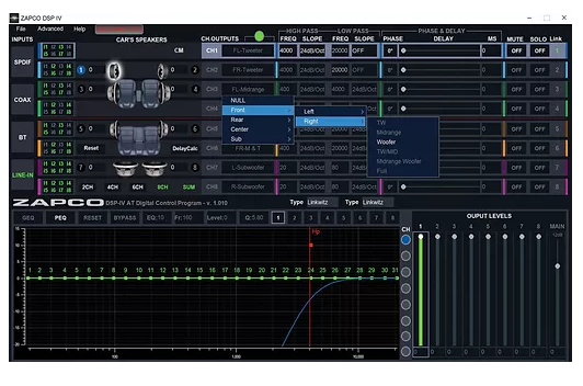 ZAPCO DSP-Z8 IV AT  AUTOTUNE - 6