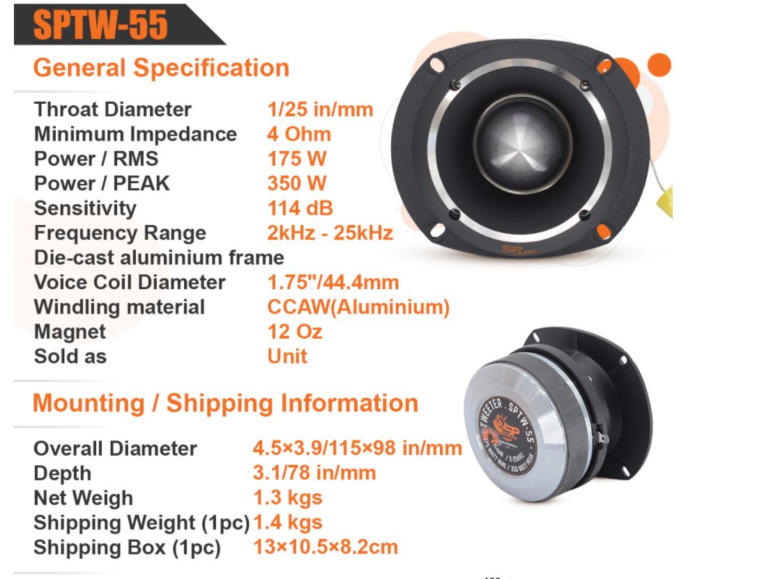 SPAUDIO SP-TW55 - 7