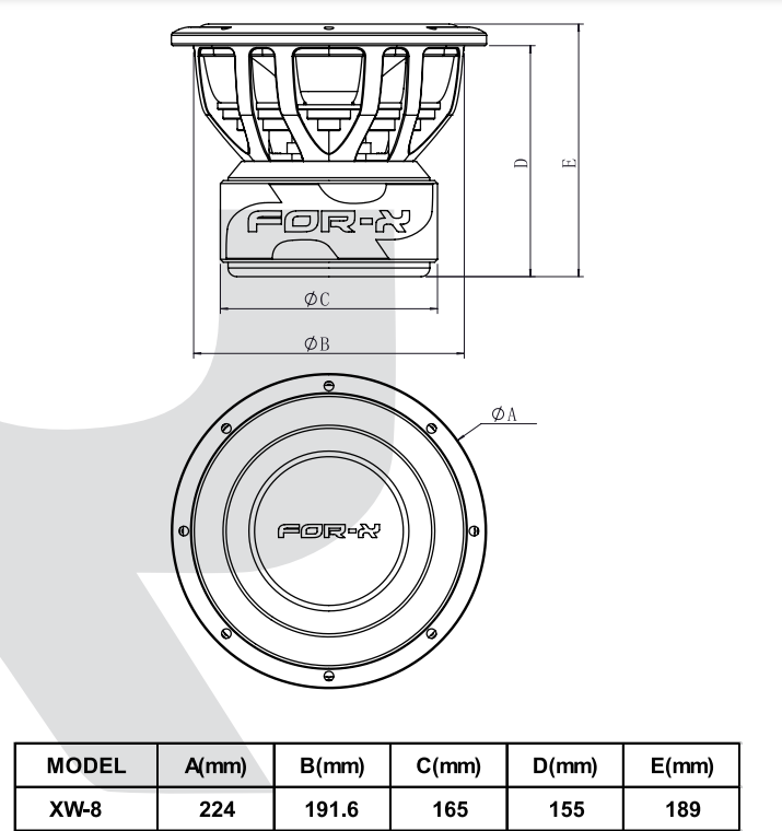 FOR-X XW-8 D1 - 4