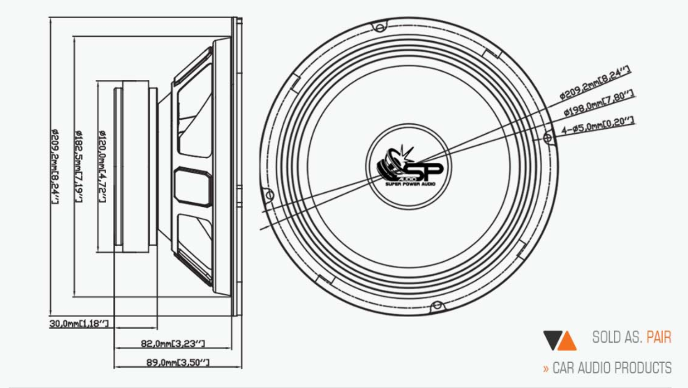 SPAUDIO SP8CM SLIM - 9