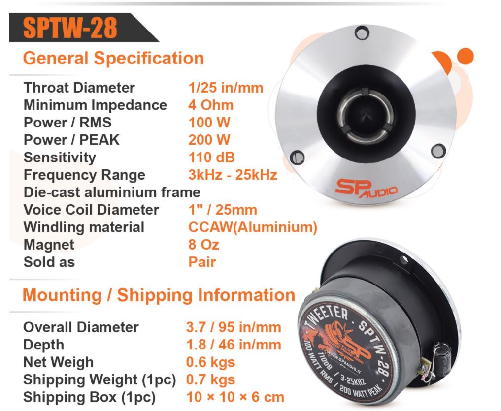 SPAUDIO SP-TW28     - 7