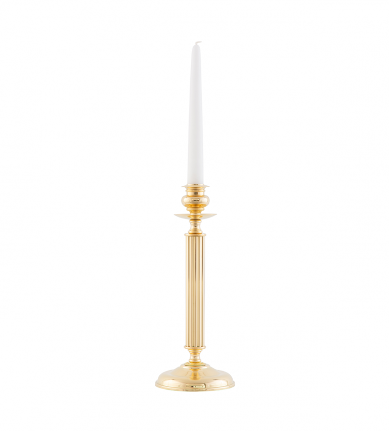 Karlskrona Lampfabrik Sparre Candlestick Brass