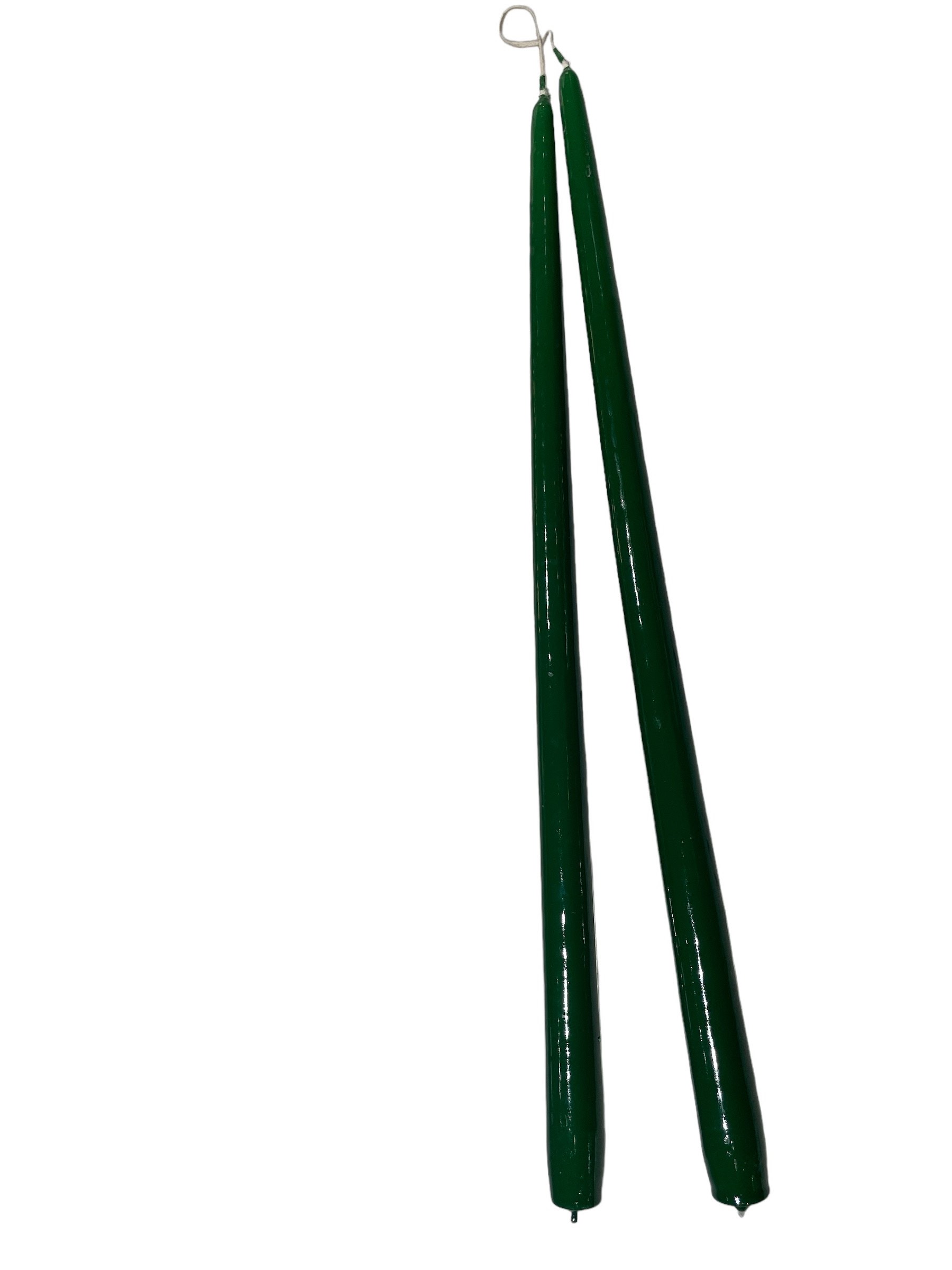 Antique Candle Dark Green 45cm Lacquer Tea Light