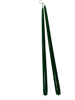 Antique Candle Dark Green 45cm Lacquer Tea Light
