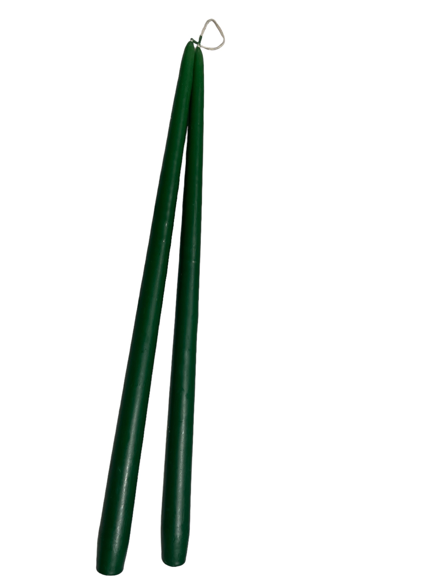 Antikljus Mörkgrön Matt 45 cm Parljus - 2
