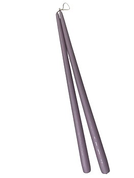 Antikljus lavendel Matt 45 cm Parljus