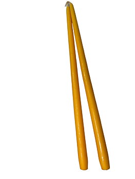 Antikljus Påskgul Matt 45 cm Parljus