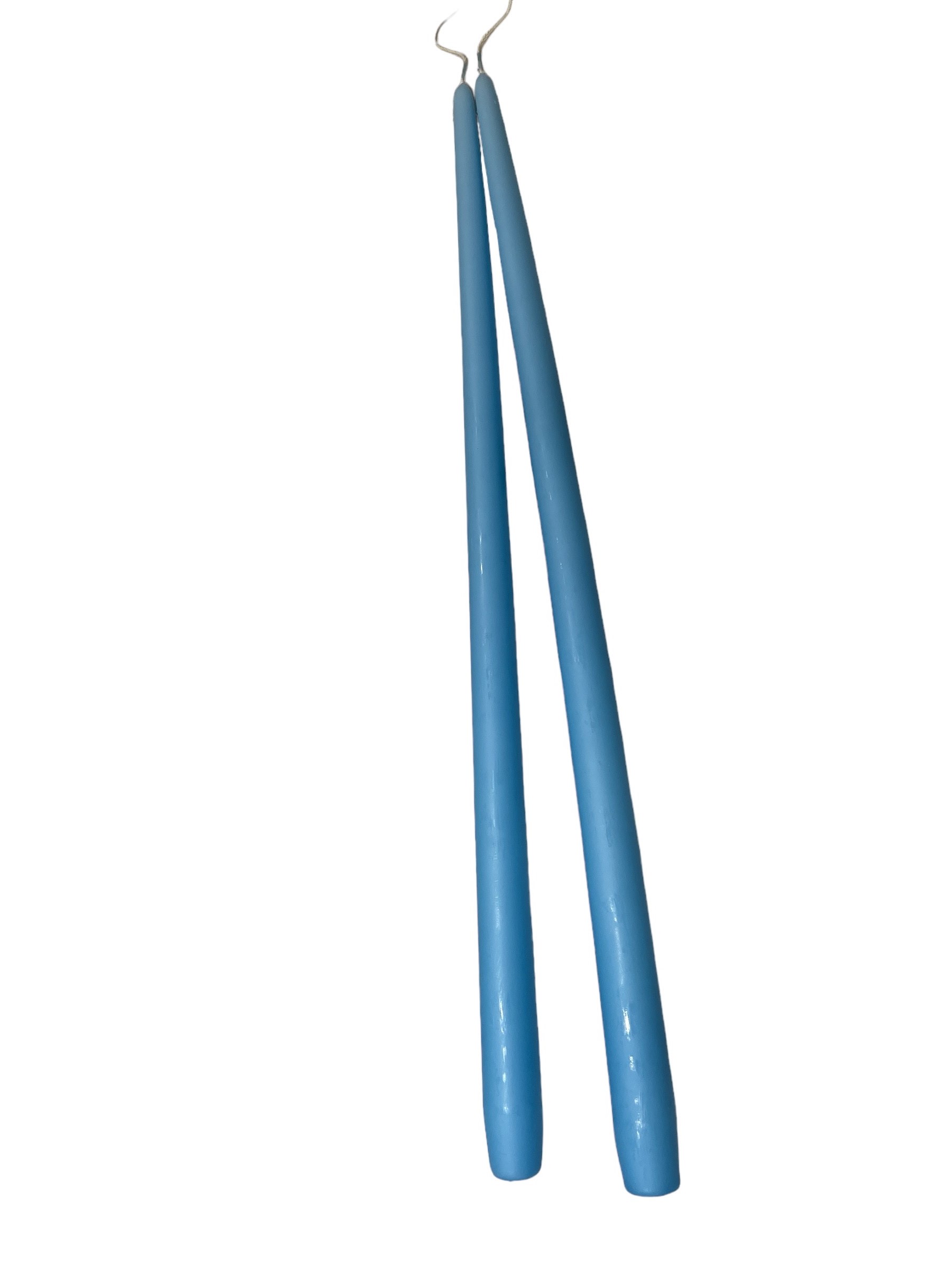 Antikljus Ljusblå Matt 45cm Parljus
