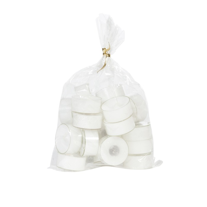 Värmeljus Vit 20 pack