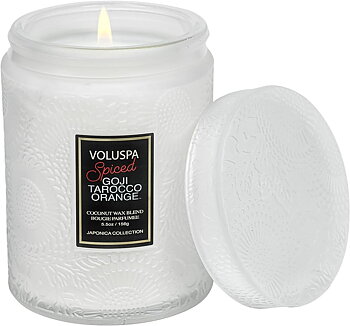 Voluspa Spiced Tarocco Orange Mini Glass Jar