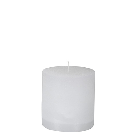 Blockljus Cote Nord Vit 10x10cm