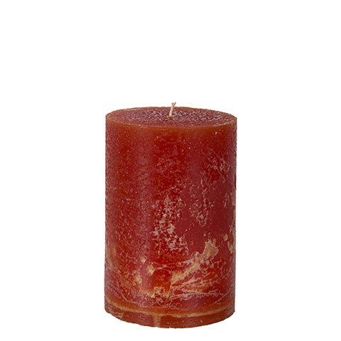 Blockljus Cote Nord Mörkorange 10x15cm