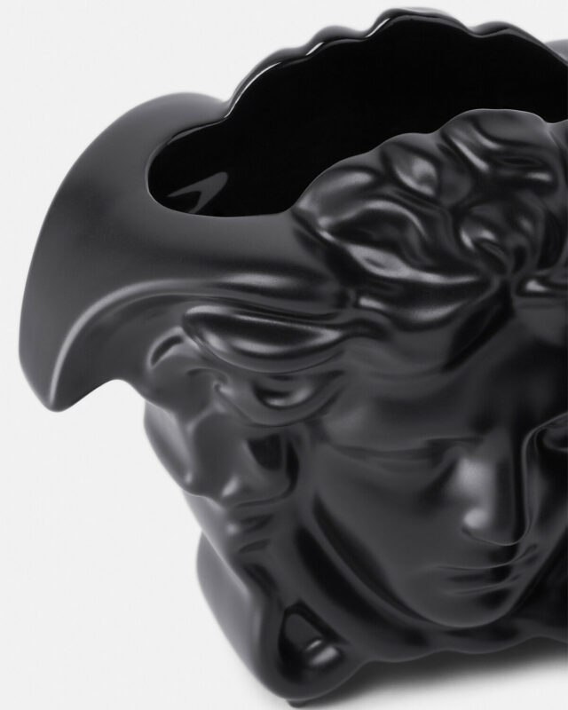 VERSACE Medusa Grande Vase Black 9cm - 2
