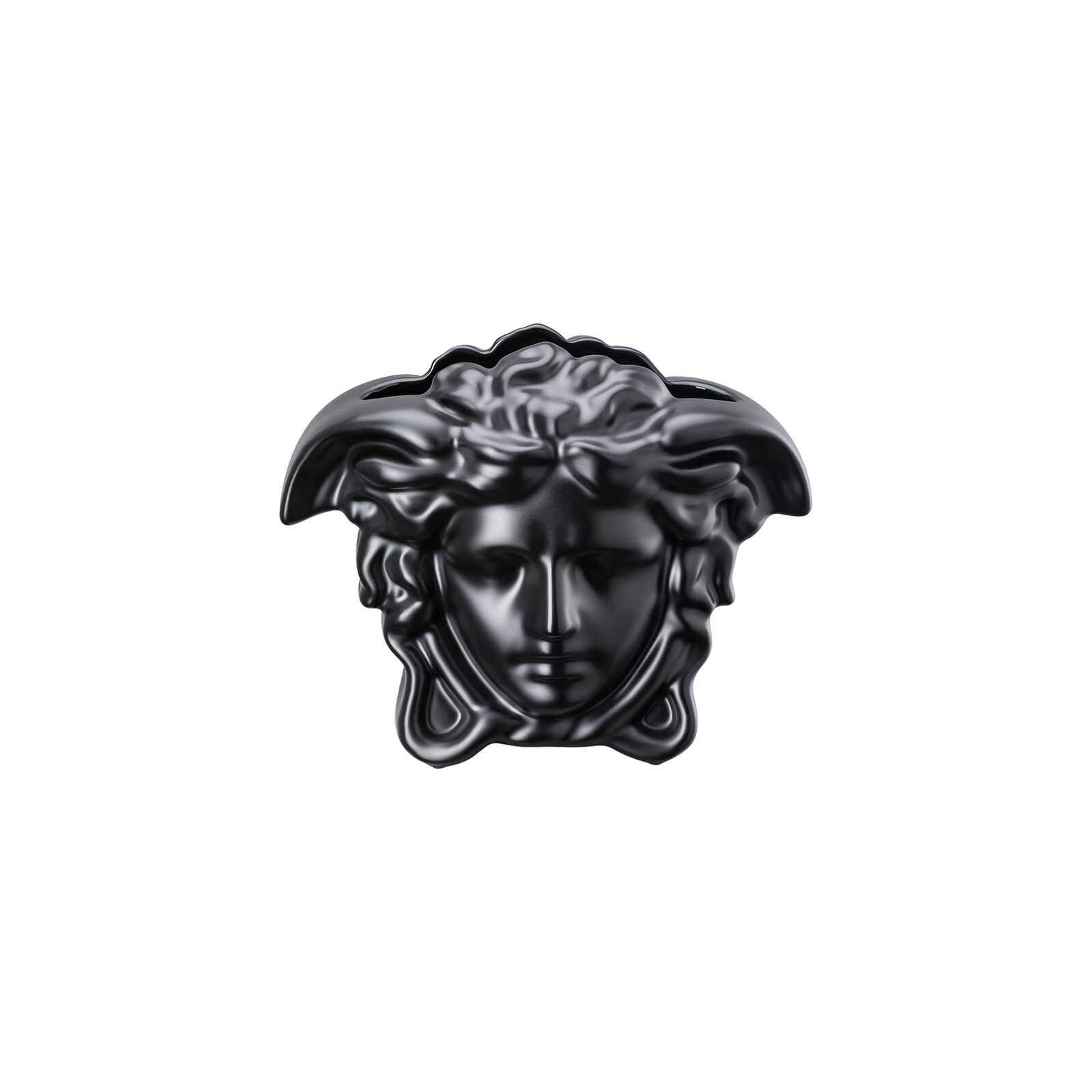 VERSACE Medusa Grande Vase Black 9cm