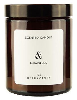 The Olphactory Candle Cedar & Oud Small