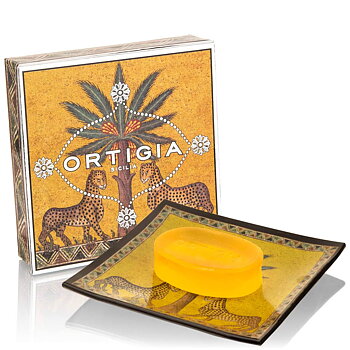 ORTIGIA Zagara Glass Plate and Soap