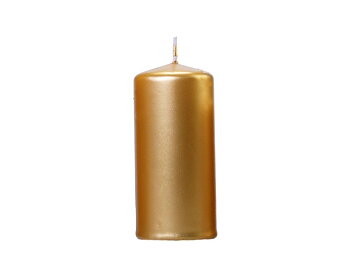 Blockljus Guld 7,5 X15 cm