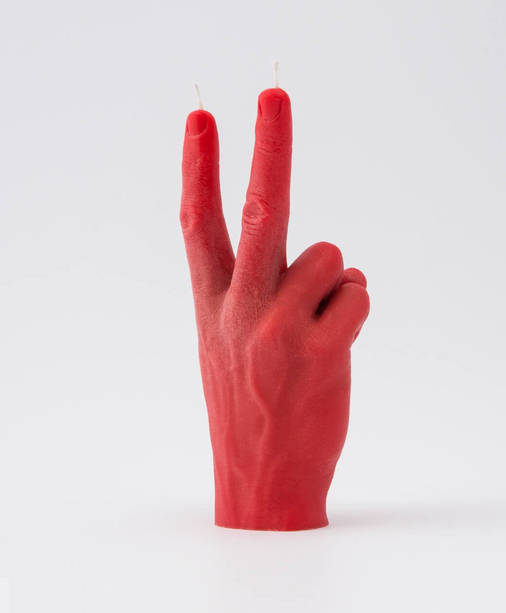 Candle Hand Victory/Peace Red - 3