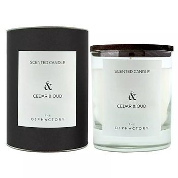 The Olphactory Cedar & Oud Candle