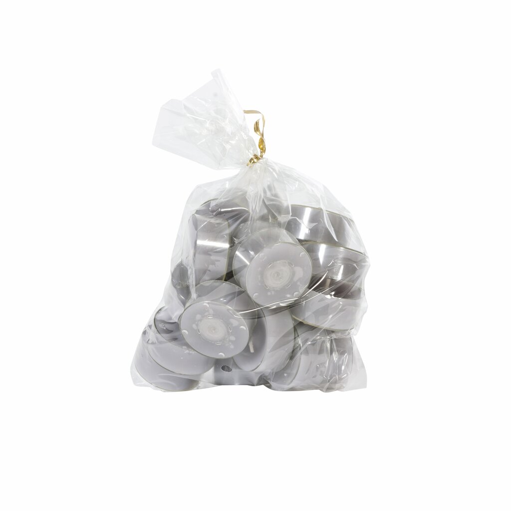 Värmeljus Ljusgrå 20 pack