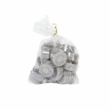 Värmeljus Ljusgrå 20 pack