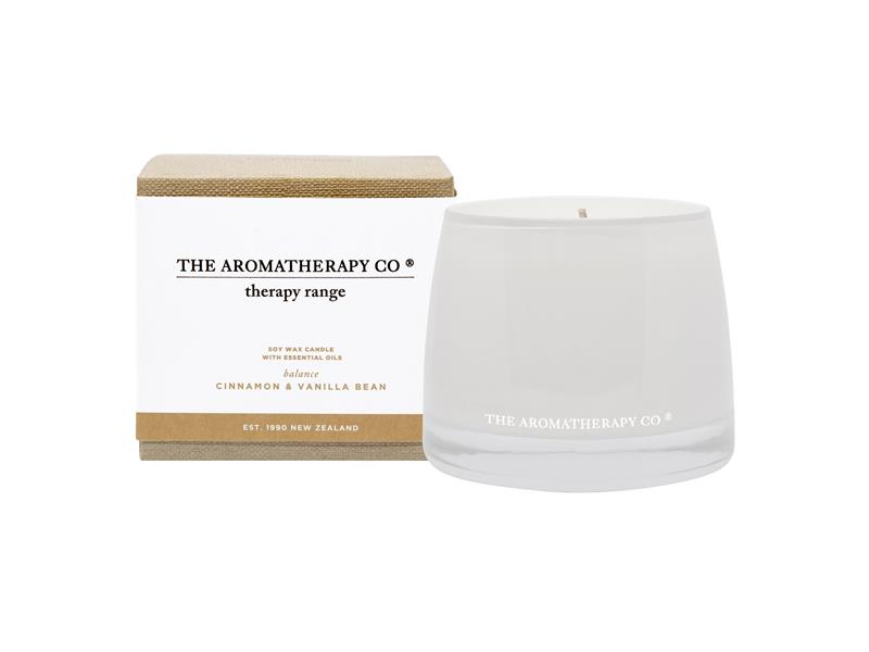 The Aromatherapy Cinnamon & Vanilla Bean Candle 