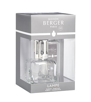 Maison Berger Lampa Cube Transparant Gift Set