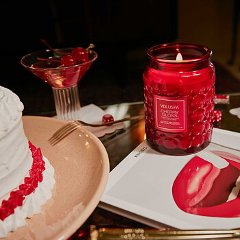Voluspa Cherry Gloss Large Jar 100 h