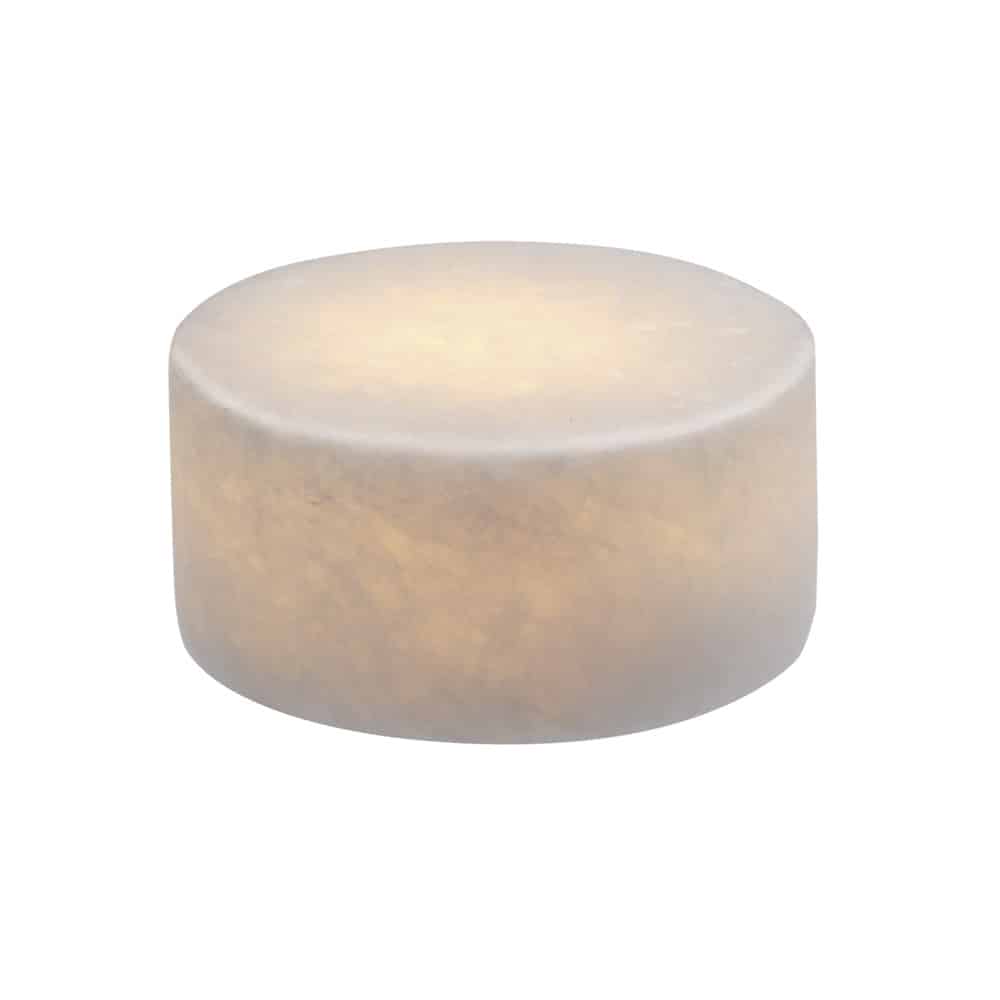 LED Table Light Marble White Small