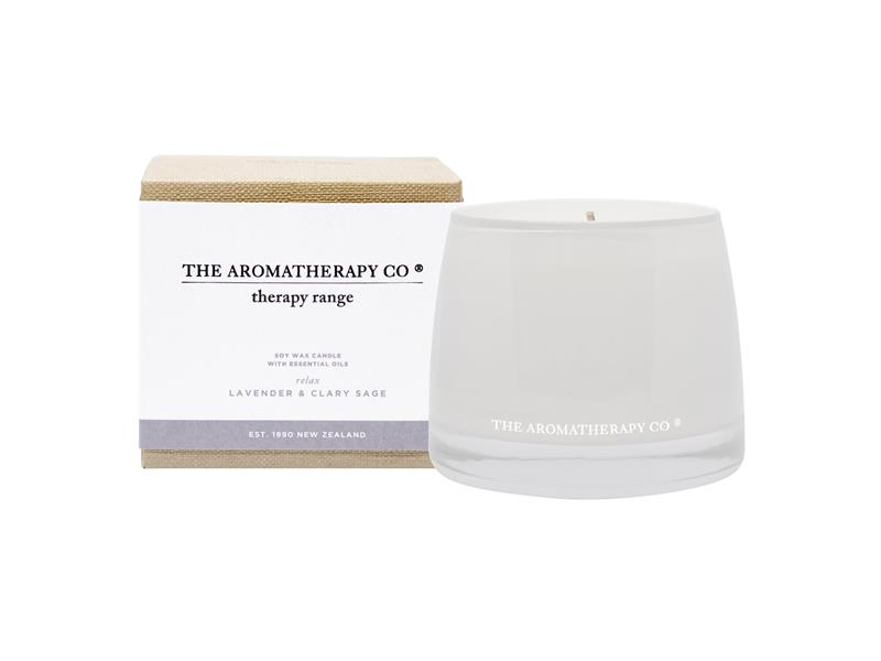 The Aromatherapy Co  Relax - Lavender & Clary Sage Candle 