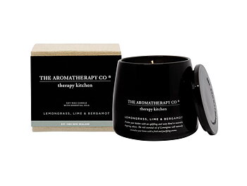 The Aromatherapy Co Kitchen - Lemongrass, Lime & Bergamot Candle 