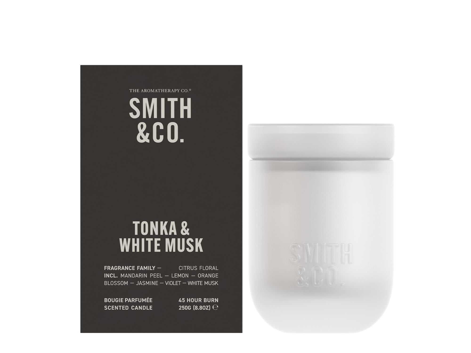 Smith & Co Tonka & White Musk Doftljus