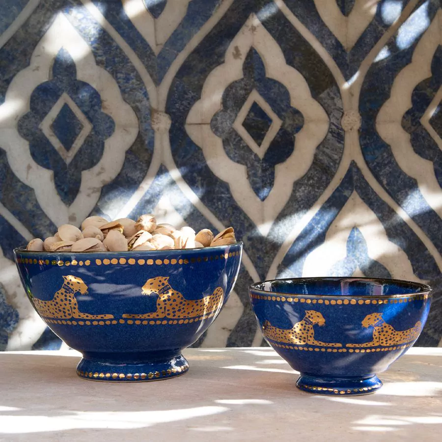 Ortigia Blue Ceramic Bowls Small - 2