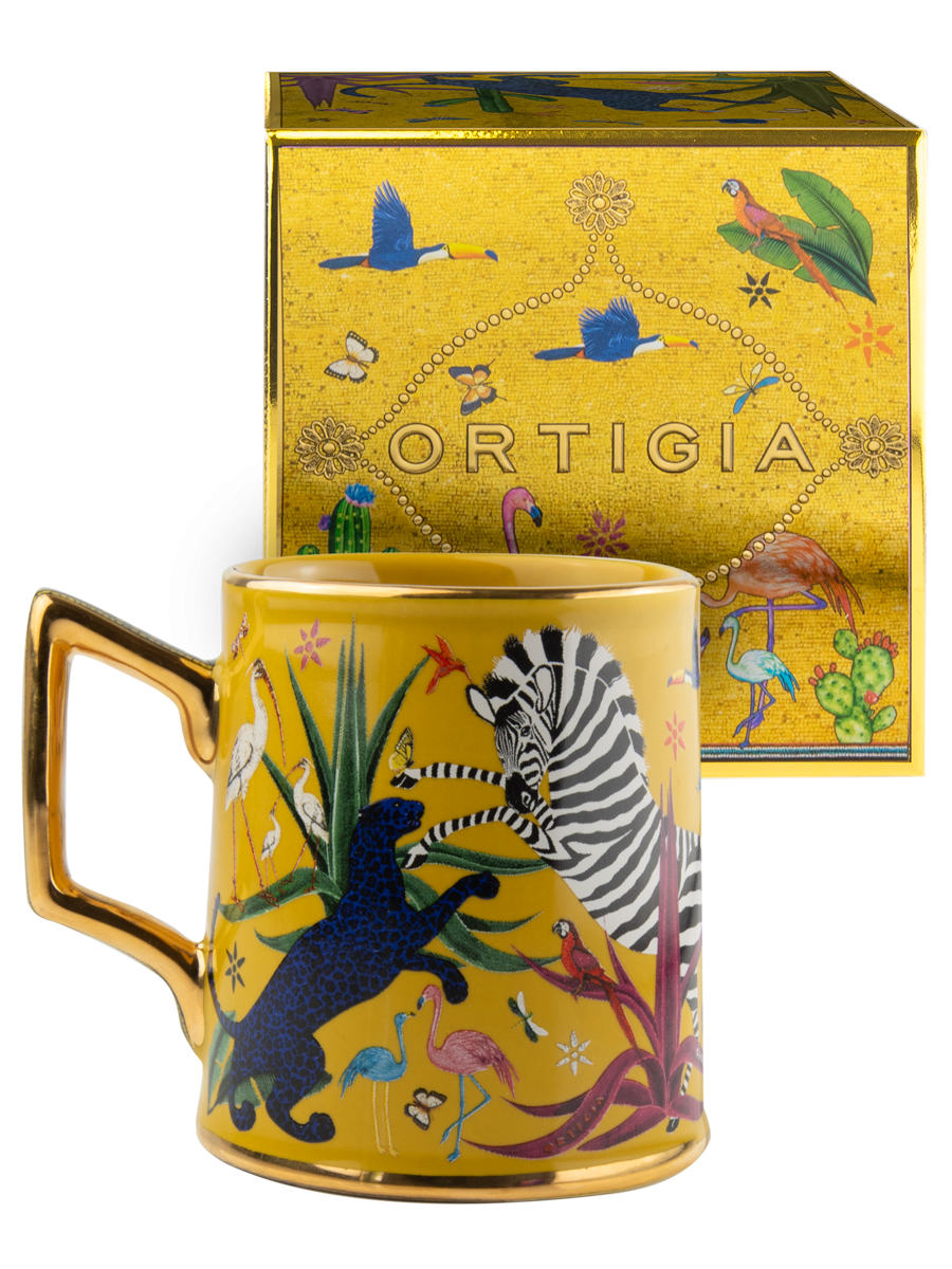 Ortigia Tazza Jungle Ceramic Sahara