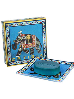 Ortigia Sandalo Glass Plate & Soap