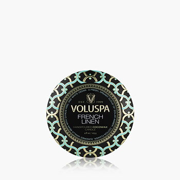 Voluspa French Linen Tin