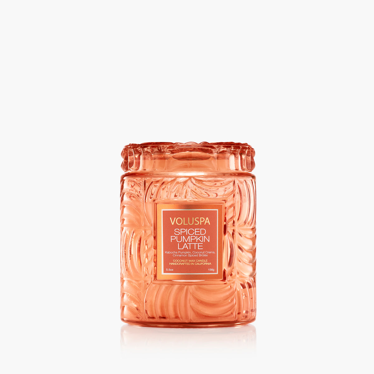Voluspa Spiced Pumpkin Latte Small Glass Jar
