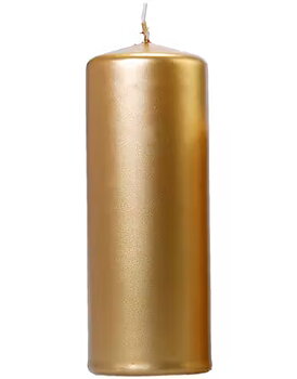 Blockljus Guld Lack 7,5x11 