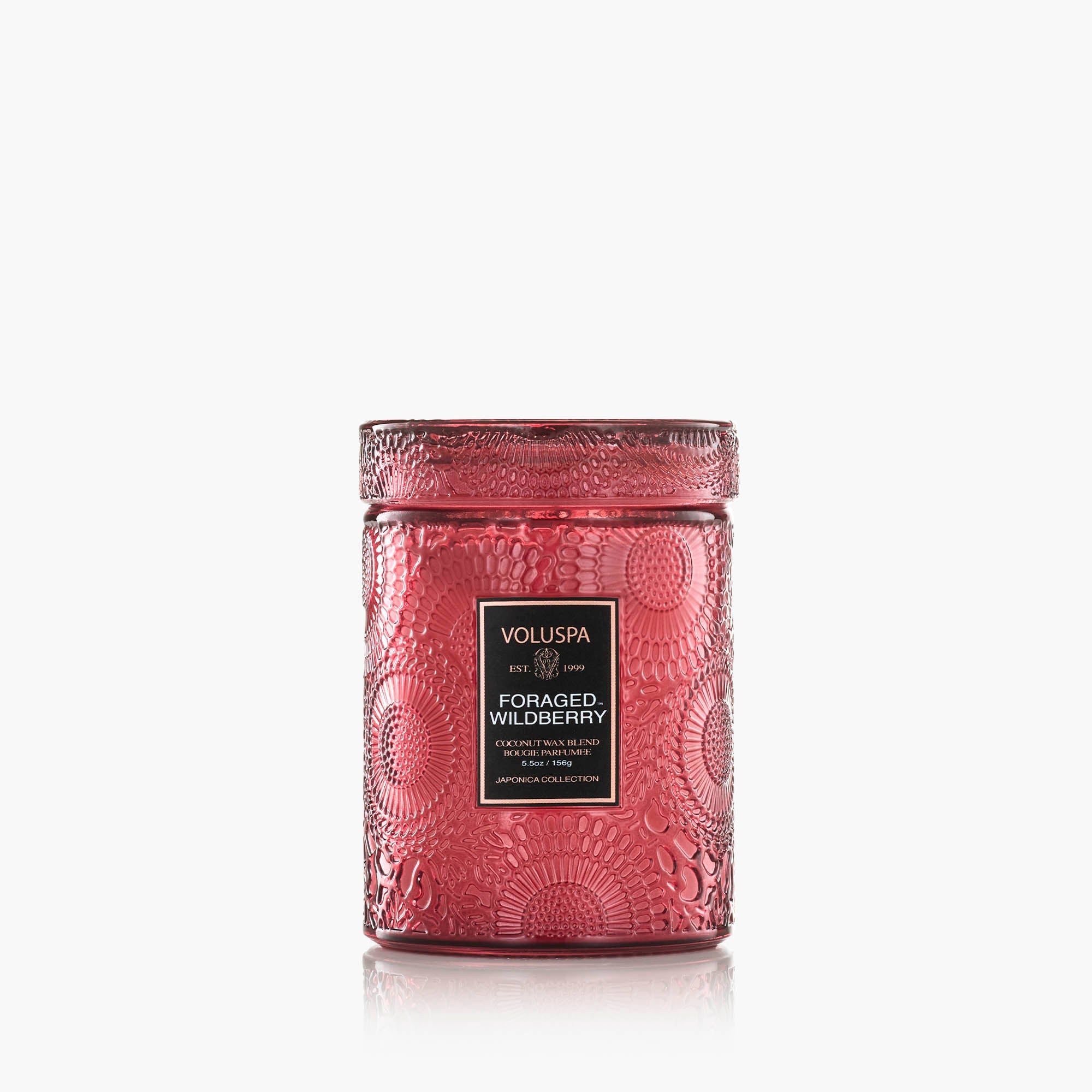 Voluspa Foraged Wildberry Small Glass Jar