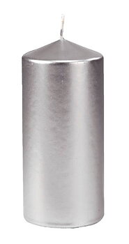 Blockljus Silver 7,5x15