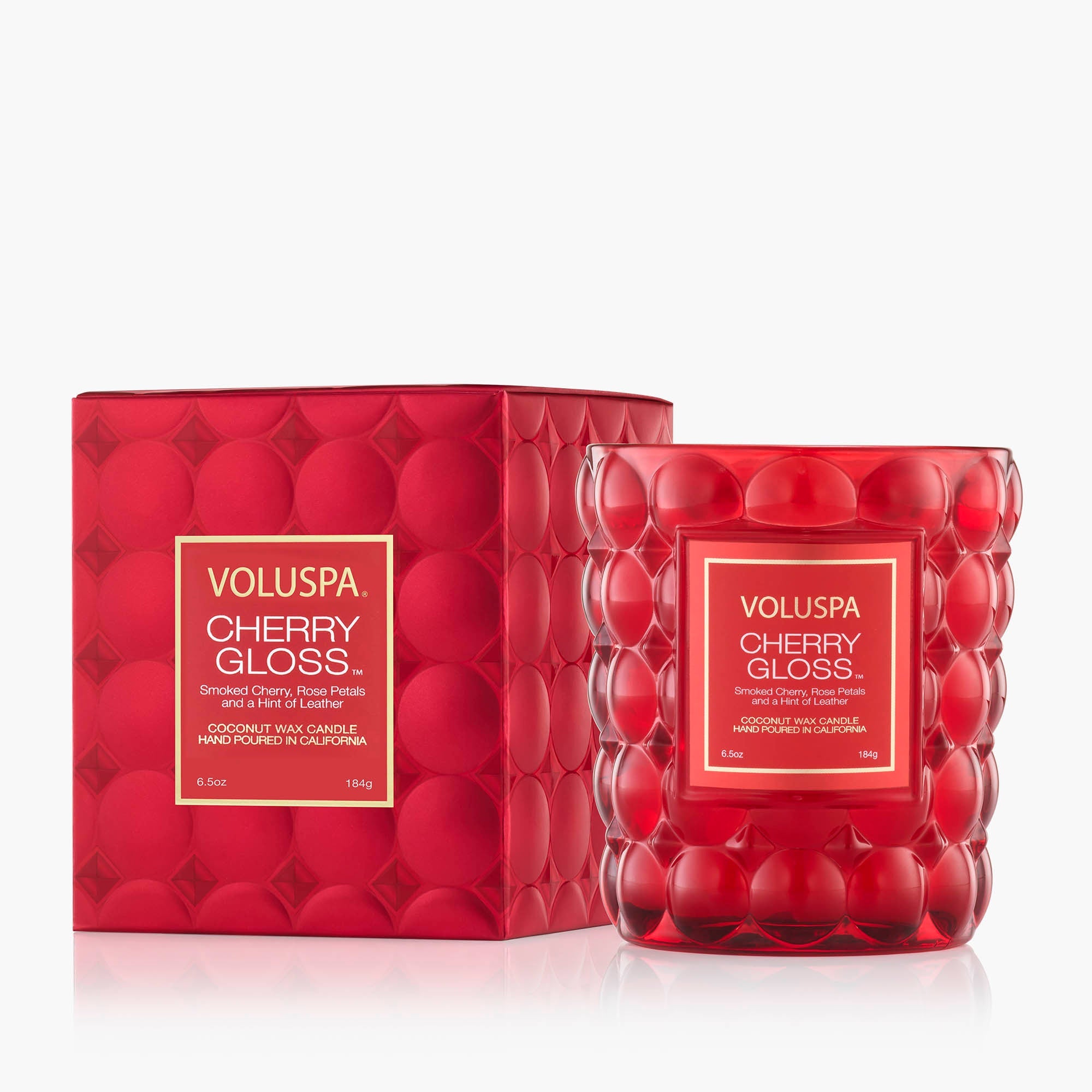 Voluspa Cherry Gloss 60 h Boxed Glass